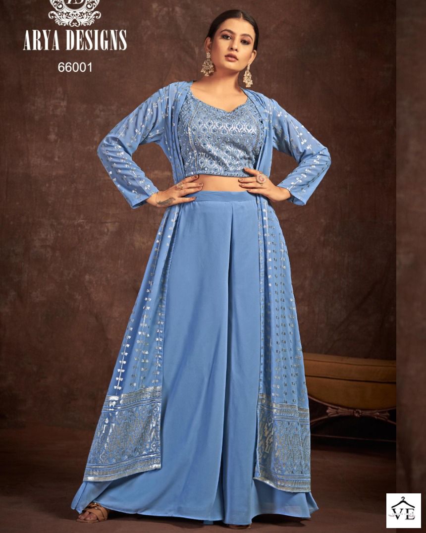 Arya Designs Blush Vol 4 Georgette Wholesale Designer Salwar Suit Catalog — Wholesale Salwar Suits, MPA wholesale from Surat — view 1