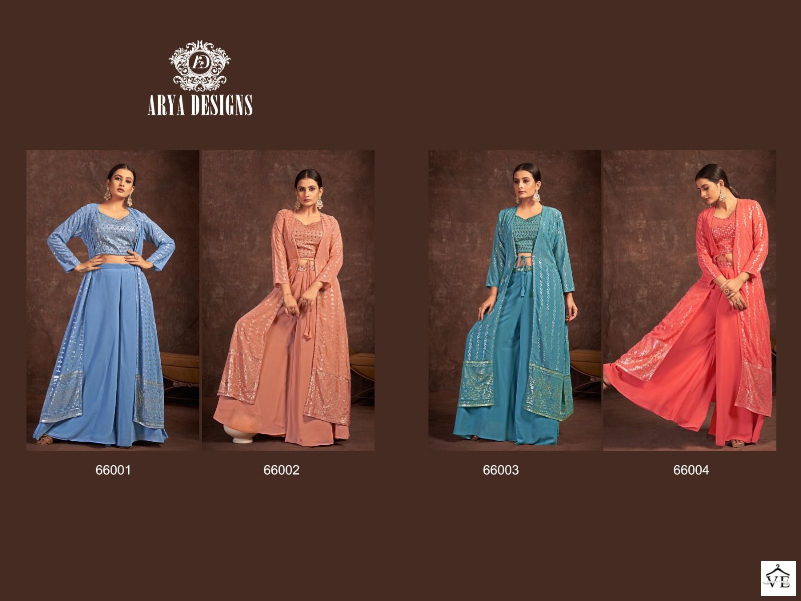 Arya Designs Blush Vol 4 Georgette Wholesale Designer Salwar Suit Catalog — Wholesale Salwar Suits, MPA wholesale from Surat — view 5