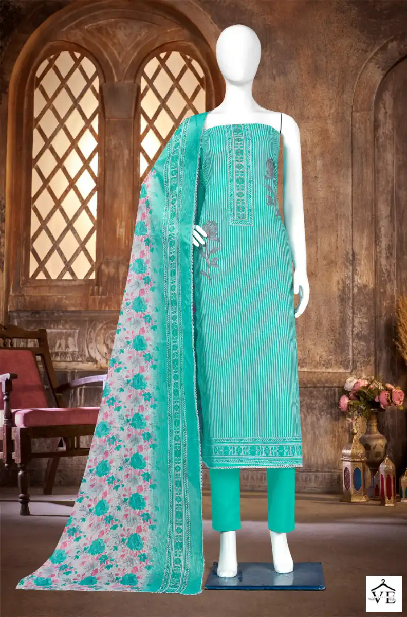 Bipson Bmw 2176 Pure Cotton Wholesale Salwar Suit Catalog — Wholesale Salwar Suits, MPA wholesale from Surat - Gallery Image 5