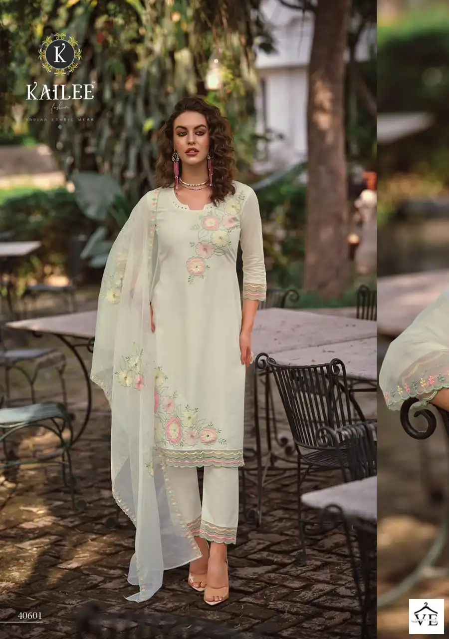 Kailee Fashion Boondi Vol 2 Pure Cotton Wholesale Readymade Designer Suit Catalog — Wholesale Salwar Suits, MPA wholesale from Surat - Gallery Image 5