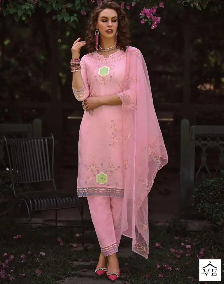 Kailee Fashion Boondi Vol 2 Pure Cotton Wholesale Readymade Designer Suit Catalog — Wholesale Salwar Suits, MPA wholesale from Surat — view 1
