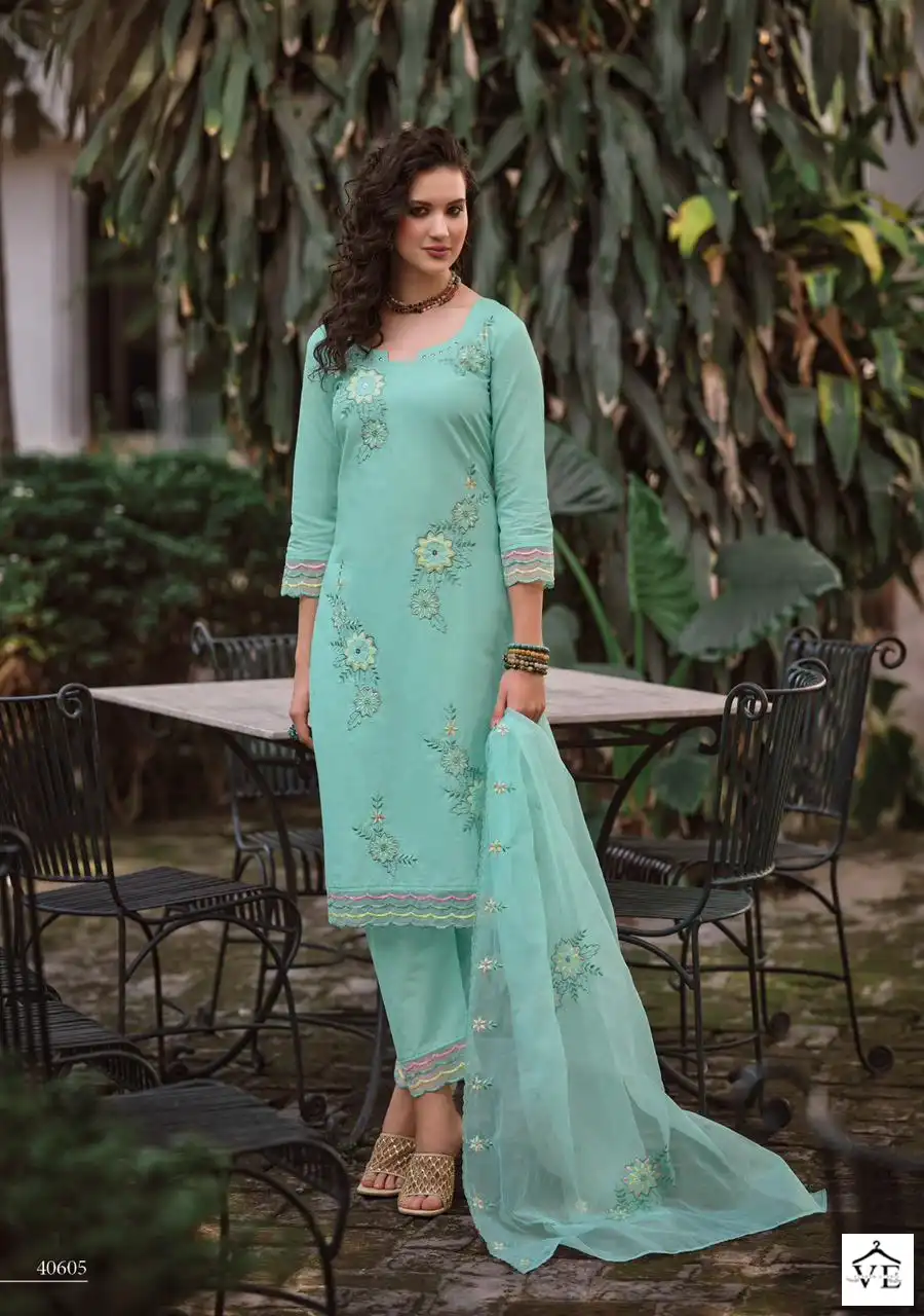 Kailee Fashion Boondi Vol 2 Pure Cotton Wholesale Readymade Designer Suit Catalog — Wholesale Salwar Suits, MPA wholesale from Surat - Gallery Image 3