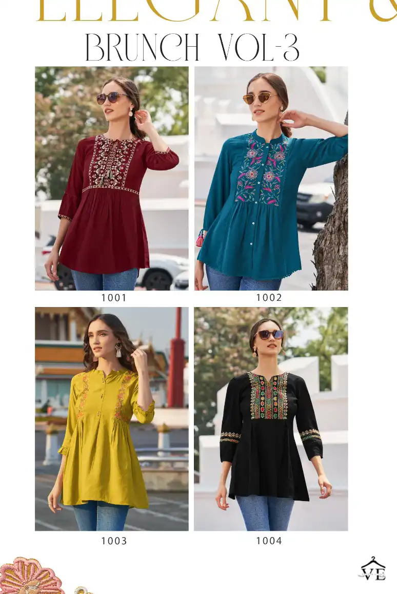 Vardan Ethnic Brunch Vol 3 Viscose Wholesale Kurti Catalog — Wholesale Kurtis, MPA wholesale from Surat — view 5