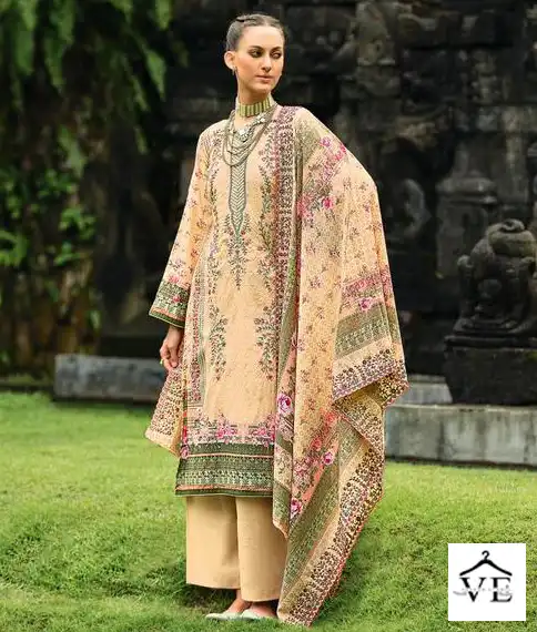 Deepsy Suits Bin Saeed Lawn 3 Pure Cotton Wholesale Pakistani Salwar Suit Catalog — Wholesale Salwar Suits, MPA wholesale from Surat — view 1
