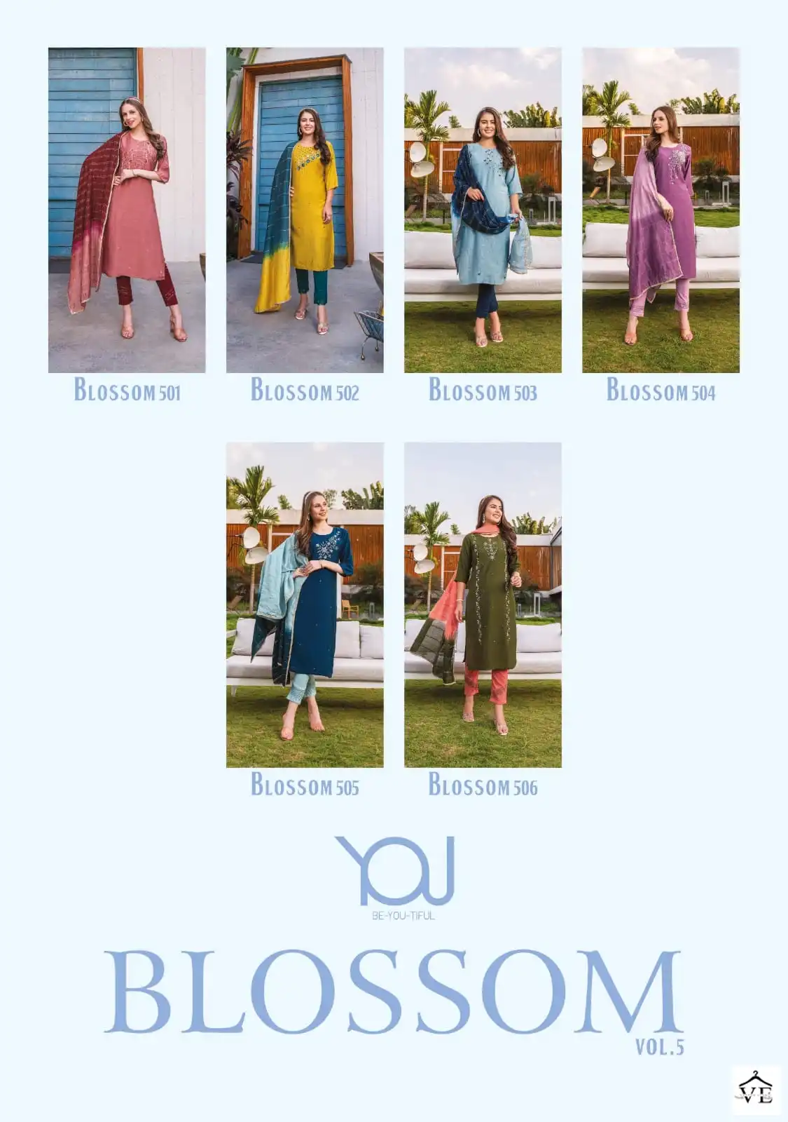 Wanna Blossom Vol 5 Fancy Rayon Wholesale Readymade Salwar Suit Catalog — Wholesale Salwar Suits, MPA wholesale from Surat — view 7