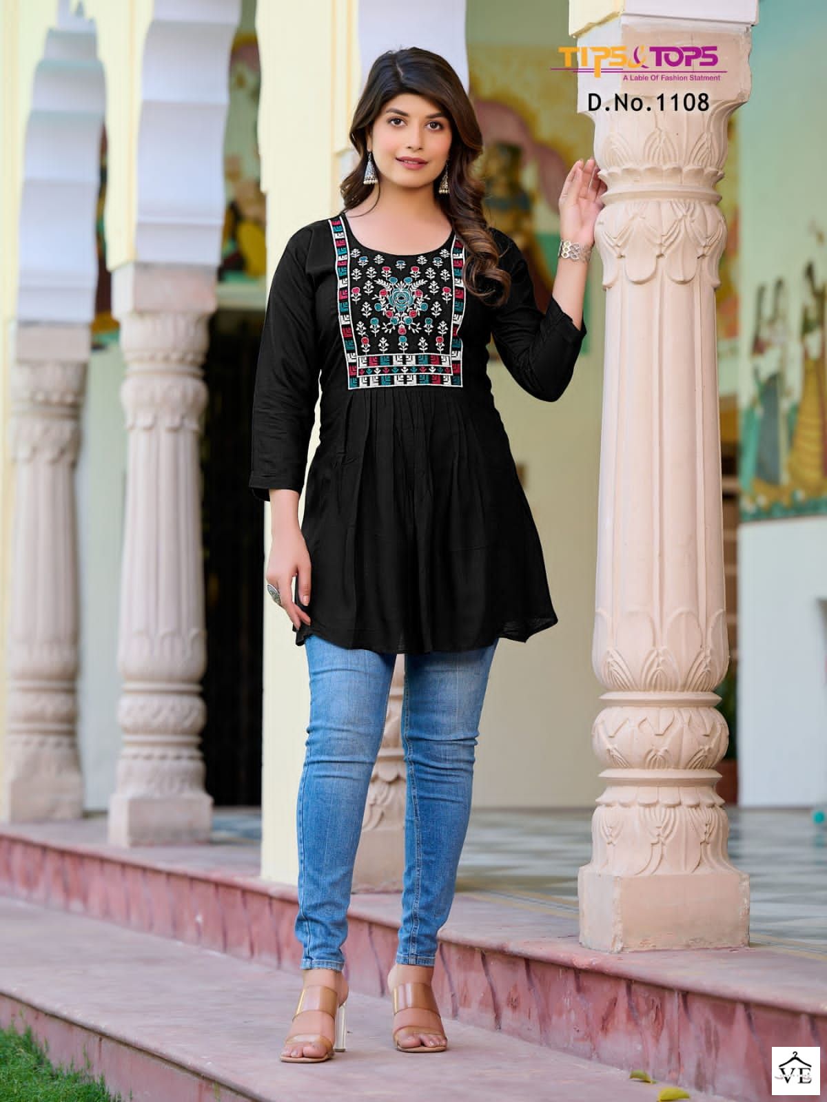 Tips & Tops Bubbly Vol 11 Heavy Rayon Slub Wholesale Kurti Catalog — Wholesale Kurtis, MPA wholesale from Surat - Gallery Image 2