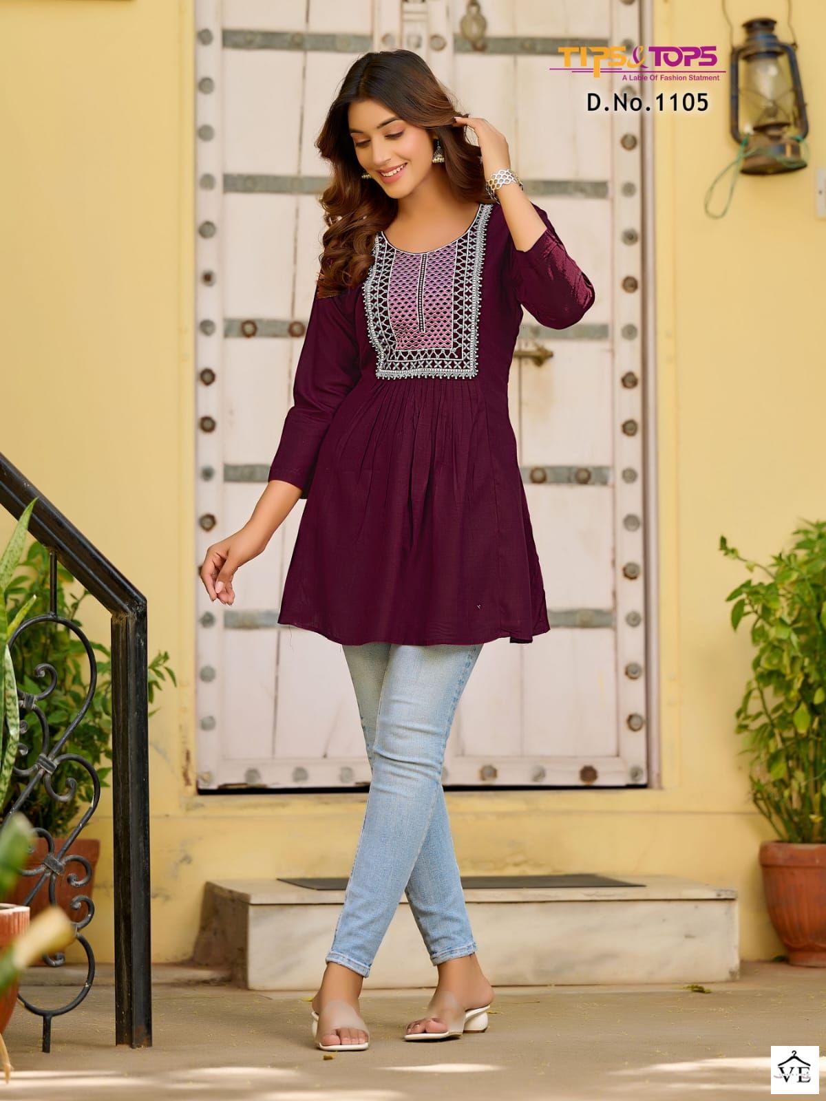 Tips & Tops Bubbly Vol 11 Heavy Rayon Slub Wholesale Kurti Catalog — Wholesale Kurtis, MPA wholesale from Surat - Gallery Image 7