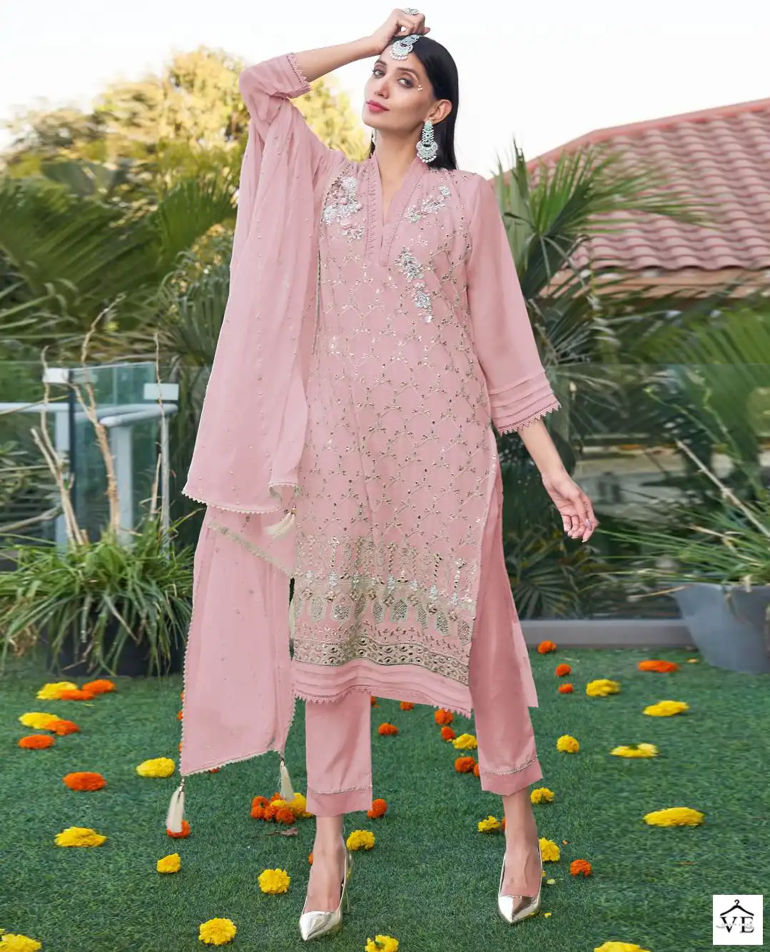 Fepic C-1310 Georgette Wholesale Pakistani Suit Catalog — Wholesale Salwar Suits, MPA wholesale from Surat - Gallery Image 2
