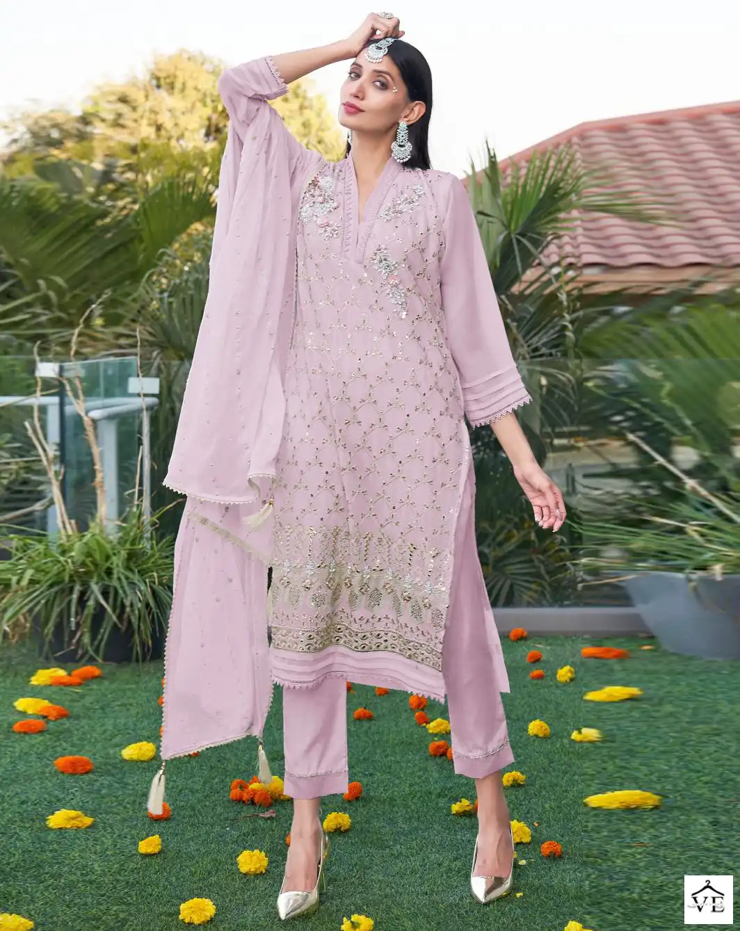 Fepic C-1310 Georgette Wholesale Pakistani Suit Catalog — Wholesale Salwar Suits, MPA wholesale from Surat - Gallery Image 3