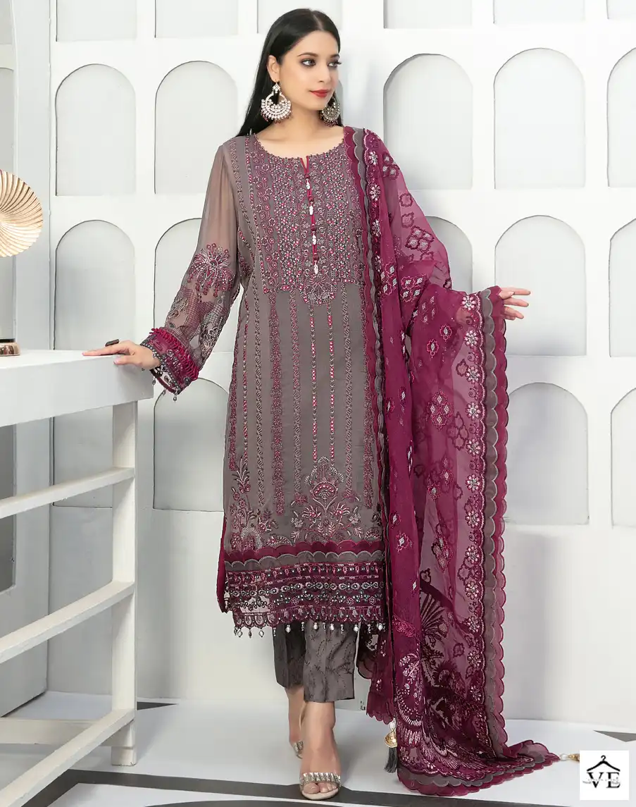Fepic C-1318 Georgette Wholesale Pakistani Suit — Wholesale Salwar Suits, MPA wholesale from Surat — view 1