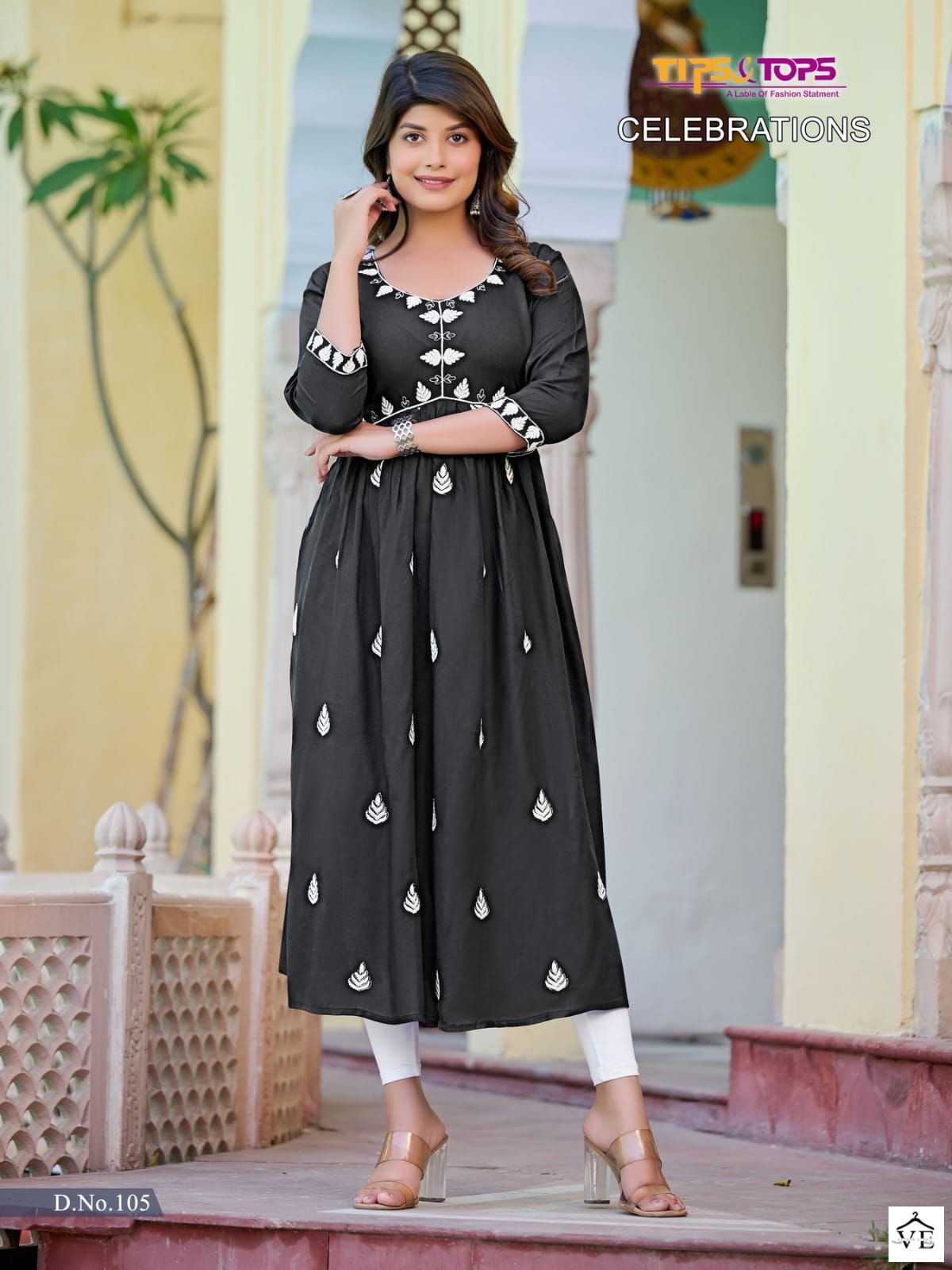 Tips & Tops Celebrations Heavy Rayon Wholesale Kurtis Catalog — Wholesale Kurtis, MPA wholesale from Surat - Gallery Image 6