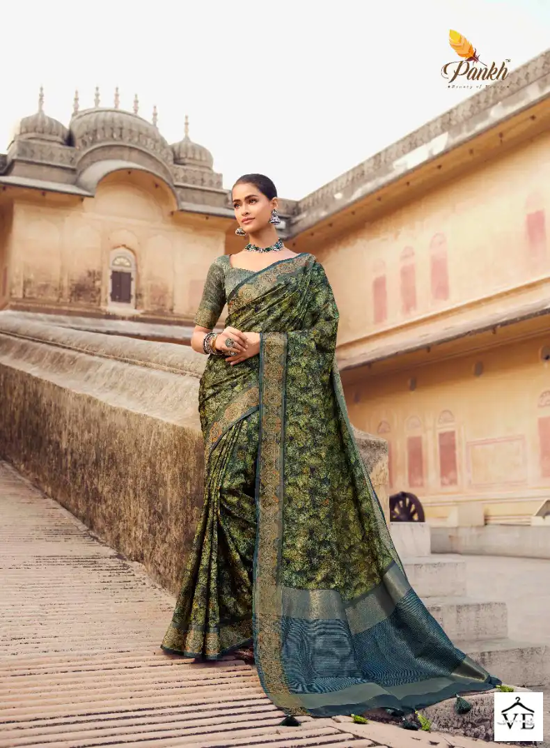 Pankh Chhapa Vol 2 Silk Wholesale Sarees Catalog — Wholesale Sarees, MPA wholesale from Surat — view 9