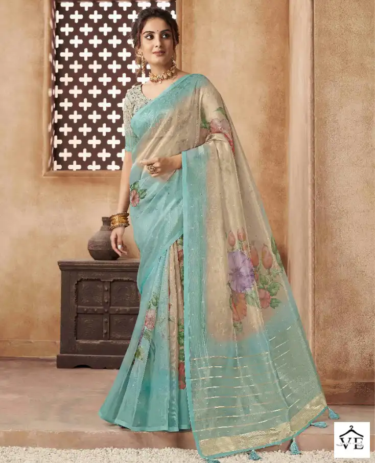 Pankh Chhapa Vol 3 Organza Wholesale Sarees Catalog