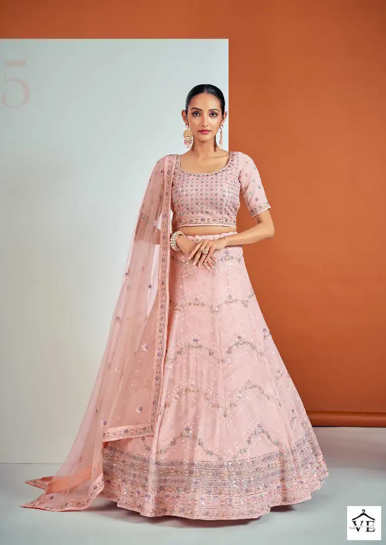 Arya Cinderella Vol 16 Georgette Wholesale Bridal Lehenga Catalog — Wholesale Lehenga, MPA wholesale from Surat - Gallery Image 6