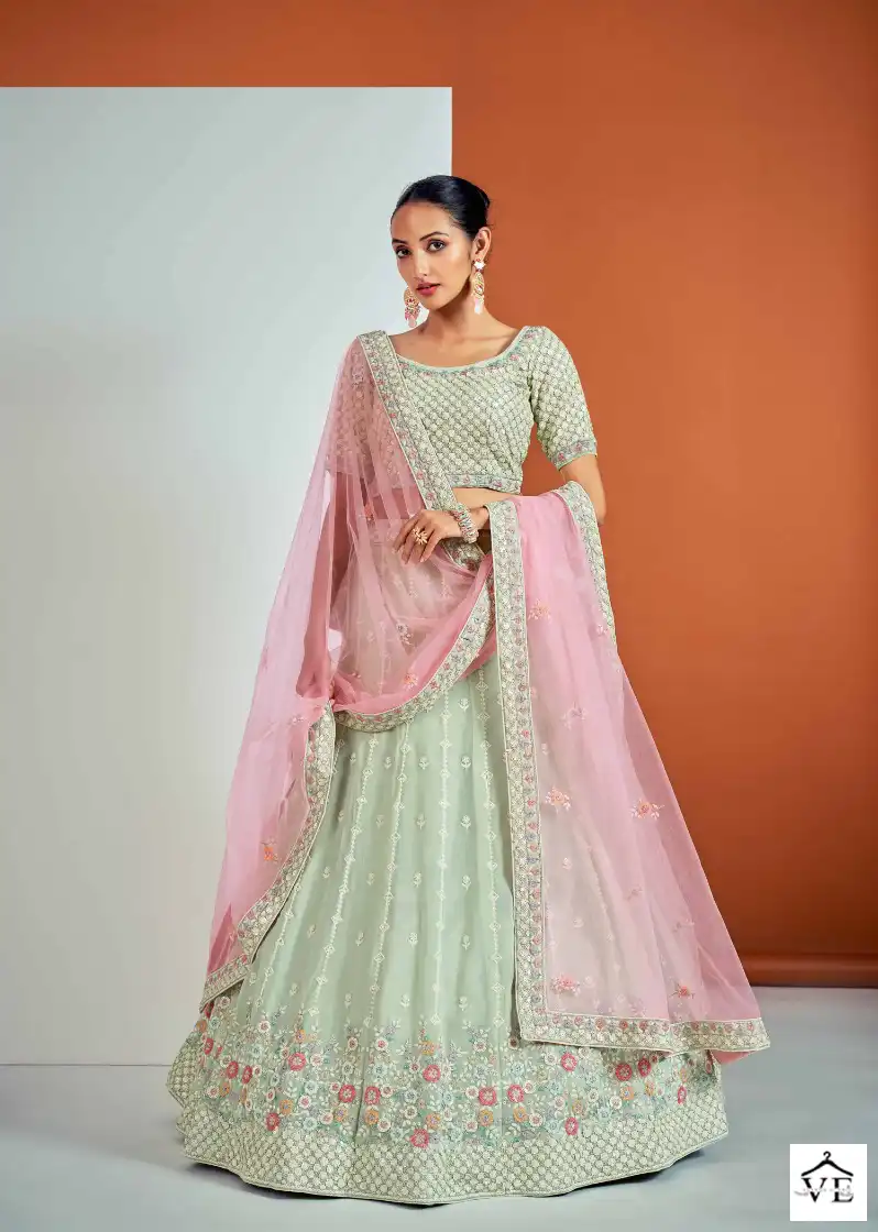 Arya Cinderella Vol 16 Georgette Wholesale Bridal Lehenga Catalog — Wholesale Lehenga, MPA wholesale from Surat - Gallery Image 9