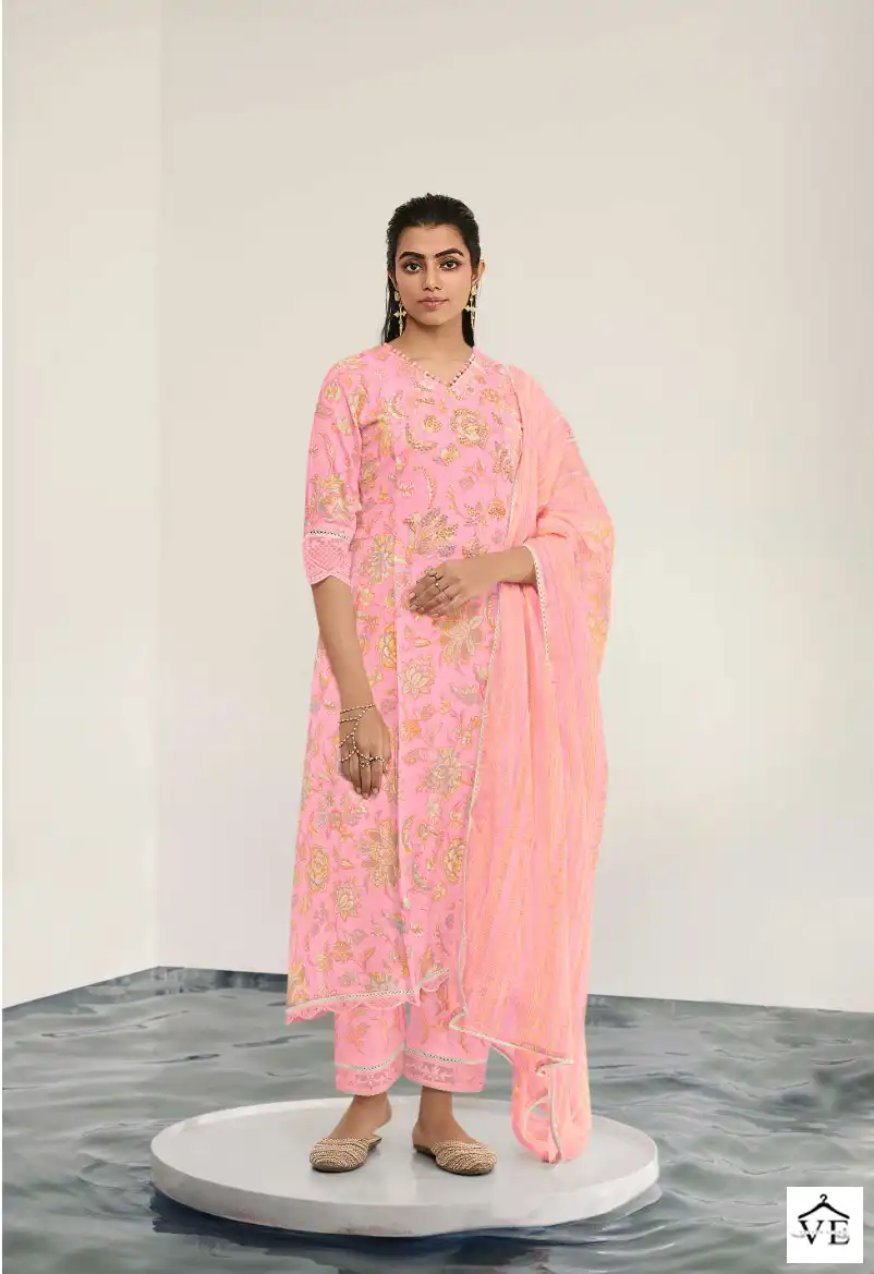 Jayvijay Claudia 8045 Pure Linen Wholesale Designer Salwar Suit Catalog — Wholesale Salwar Suits, MPA wholesale from Surat - Gallery Image 2