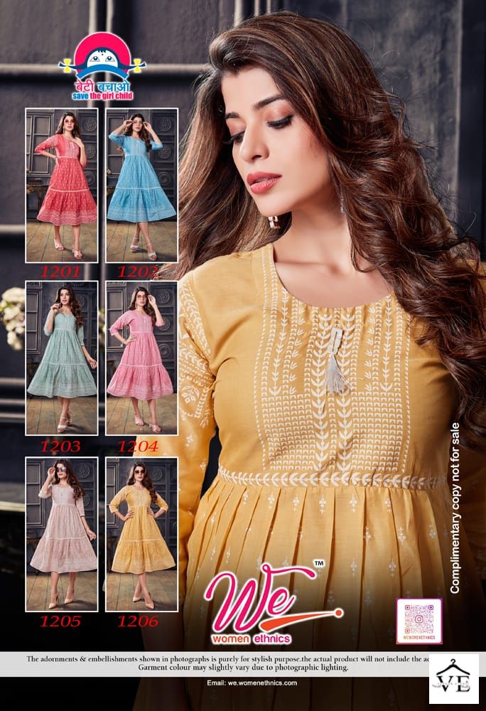Vardan Ethnic Climax Cotton Wholesale Kurtis Catalog — Wholesale Kurtis, MPA wholesale from Surat — view 6
