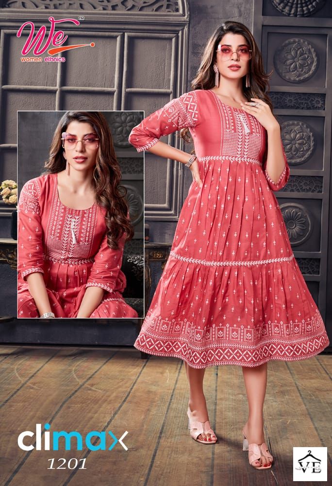 Vardan Ethnic Climax Cotton Wholesale Kurtis Catalog — Wholesale Kurtis, MPA wholesale from Surat — view 2