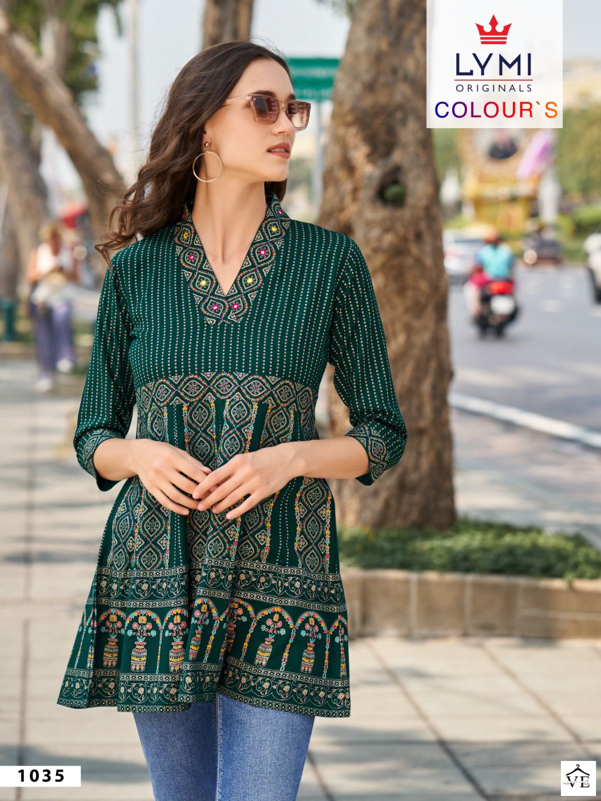 Vardan Ethnic Colours Heavy Rayon Wholesale Kurti Catalog — Wholesale Kurtis, MPA wholesale from Surat - Gallery Image 3