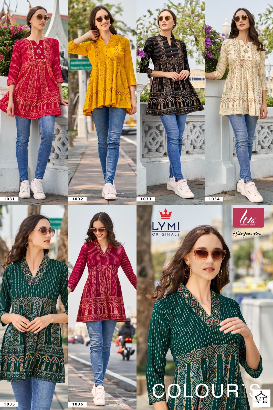 Vardan Ethnic Colours Heavy Rayon Wholesale Kurti Catalog — Wholesale Kurtis, MPA wholesale from Surat — view 7