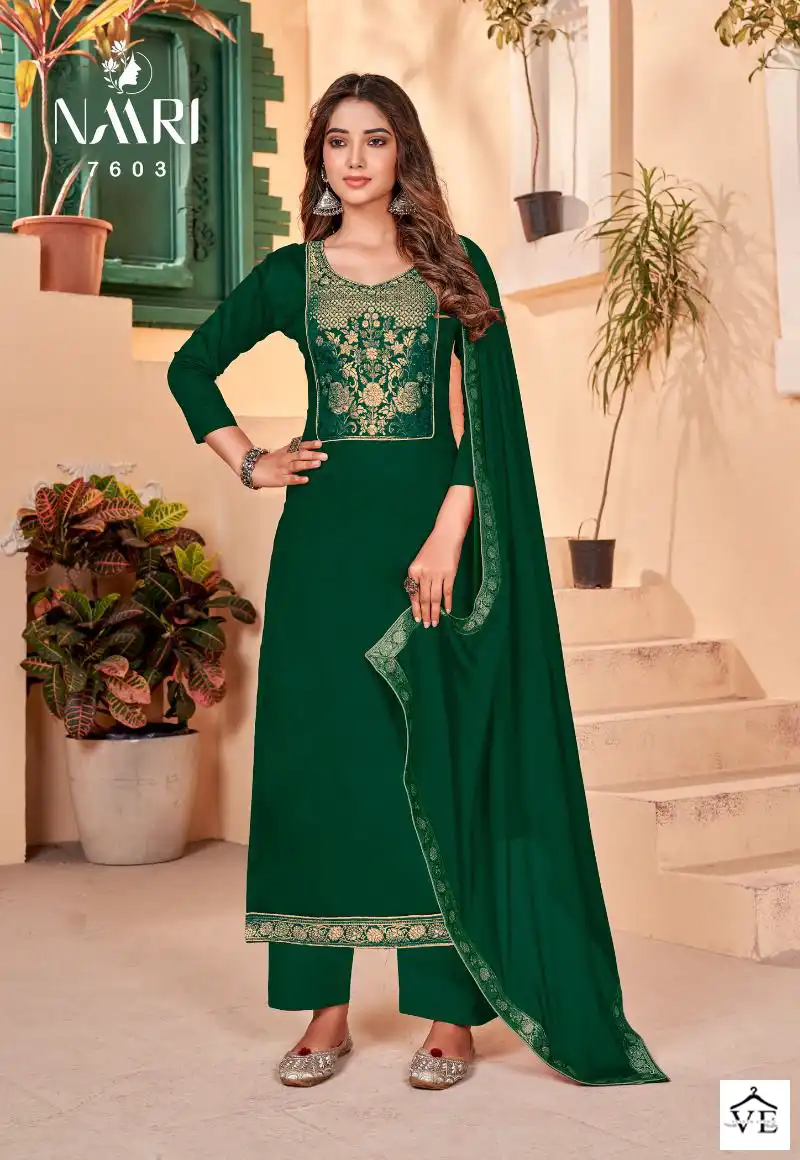 Naari Coorg Viscose Wholesale Designer Salwar Suit Catalog — Wholesale Salwar Suits, MPA wholesale from Surat - Gallery Image 2