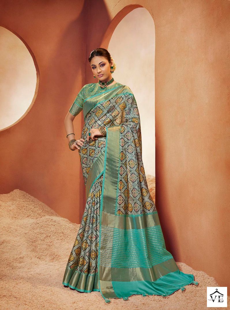 Pankh Chappa Vol 5 Chaap Silk Wholesale Saree Catalog — Wholesale Sarees, MPA wholesale from Surat - Gallery Image 8
