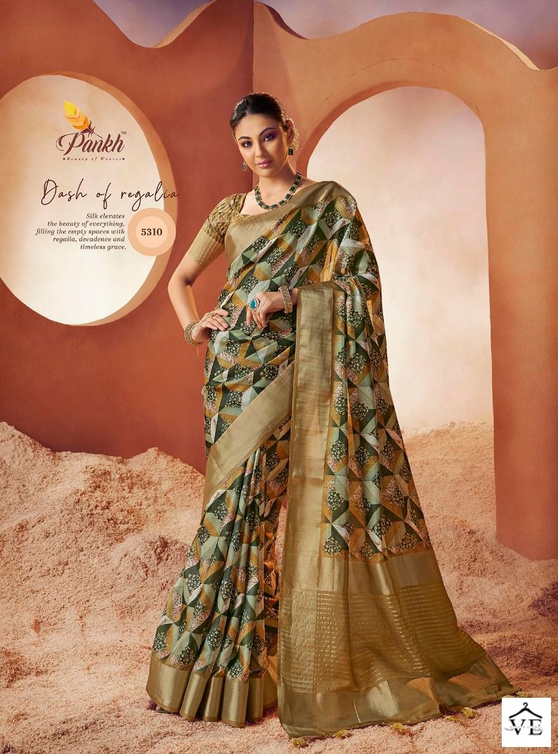 Pankh Chappa Vol 5 Chaap Silk Wholesale Saree Catalog — Wholesale Sarees, MPA wholesale from Surat - Gallery Image 9