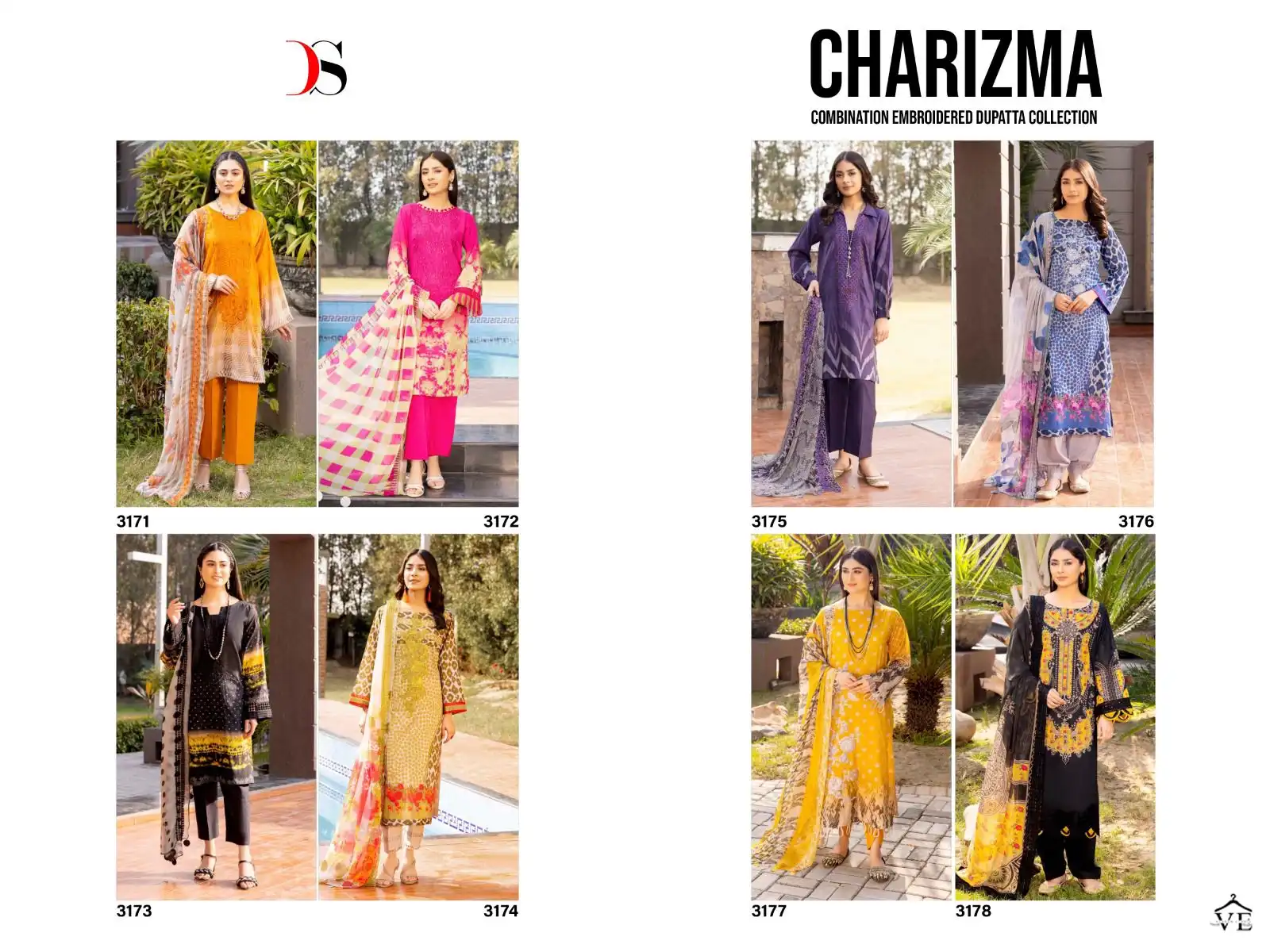 Deepsy Suits Charizma Combination Embroidered Dupatta Pure Cotton Wholesale Pakistani Salwar Suit Catalog — Wholesale Salwar Suits, MPA wholesale from Surat — view 10