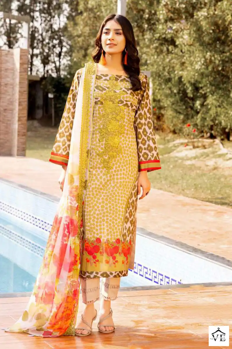 Deepsy Suits Charizma Combination Embroidered Dupatta Pure Cotton Wholesale Pakistani Salwar Suit Catalog — Wholesale Salwar Suits, MPA wholesale from Surat - Gallery Image 4