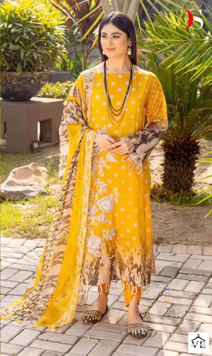 Deepsy Suits Charizma Combination Embroidered Dupatta Pure Cotton Wholesale Pakistani Salwar Suit Catalog — Wholesale Salwar Suits, MPA wholesale from Surat - Gallery Image 9