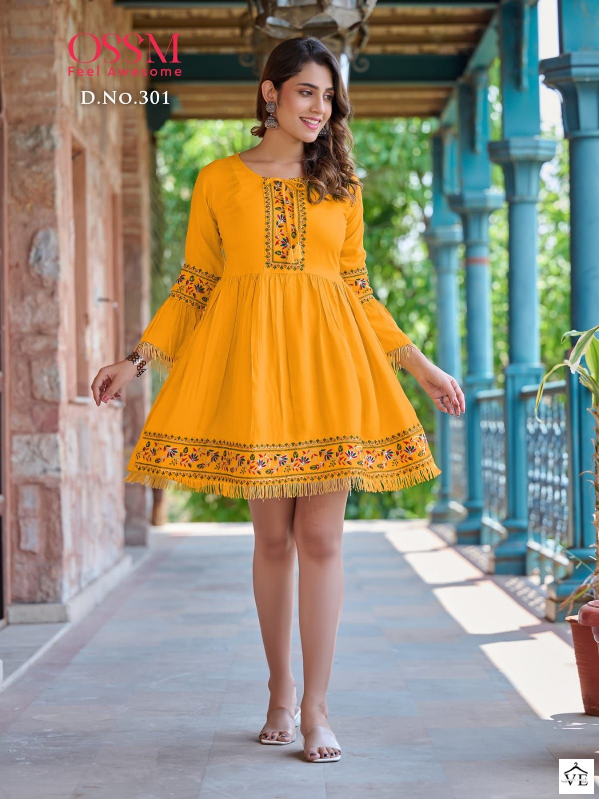 Ossm Cherry Vol 3 Rayon 16Kg Wholesale Kurtis Catalog — Wholesale Kurtis, MPA wholesale from Surat - Gallery Image 2