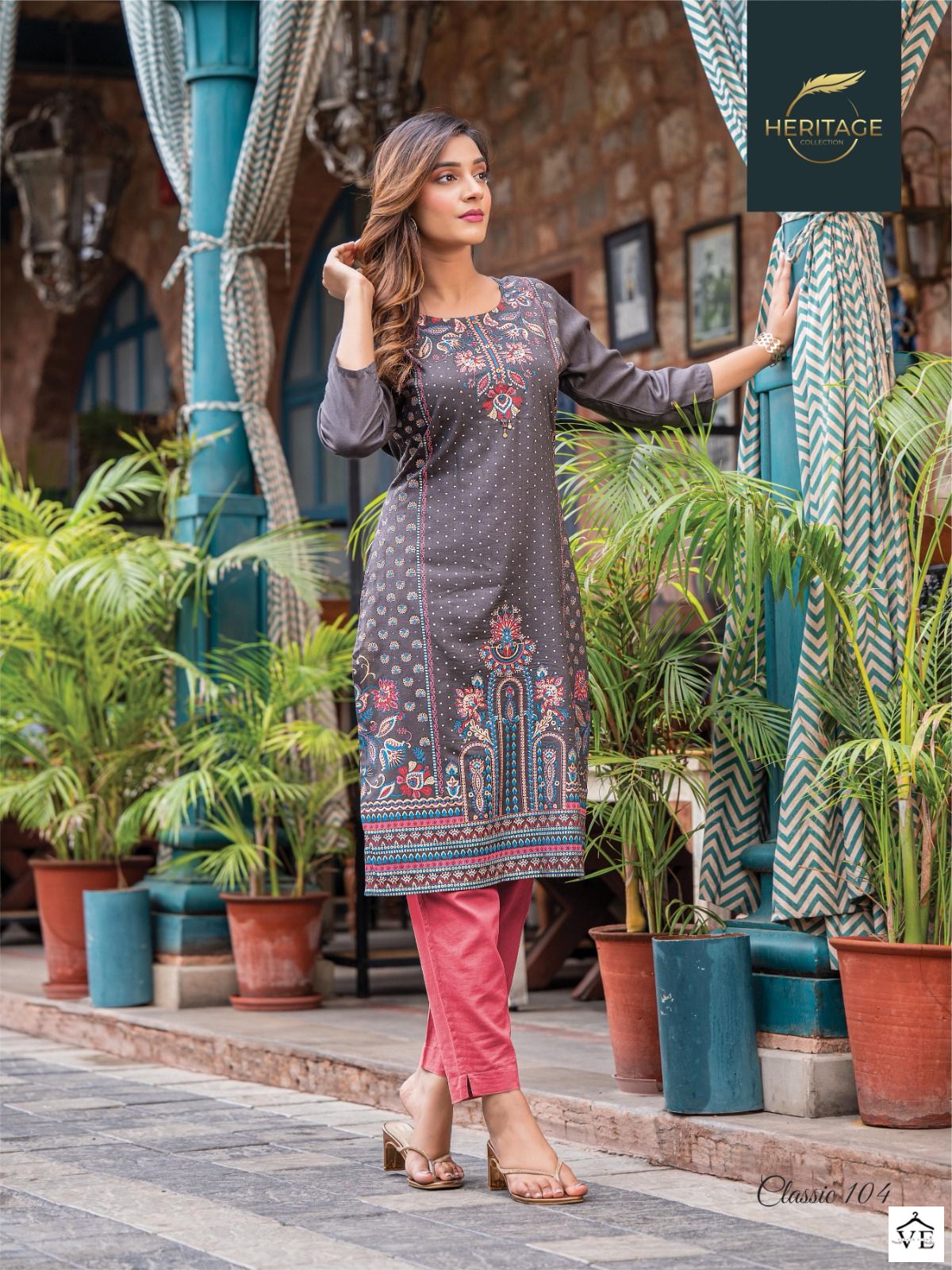 Heritage Classic Rayon Wholesale Kurtis Catalog — Wholesale Kurtis, MPA wholesale from Surat - Gallery Image 5