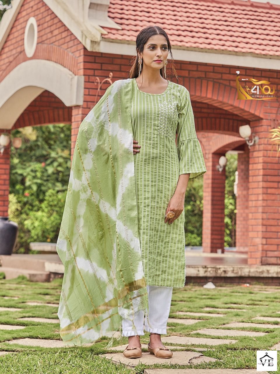 Vardan Ethnic Coral Vol 1 Viscose Rayon Wholesale Readymade Salwar Suit Catalog — Wholesale Salwar Suits, MPA wholesale from Surat - Gallery Image 2