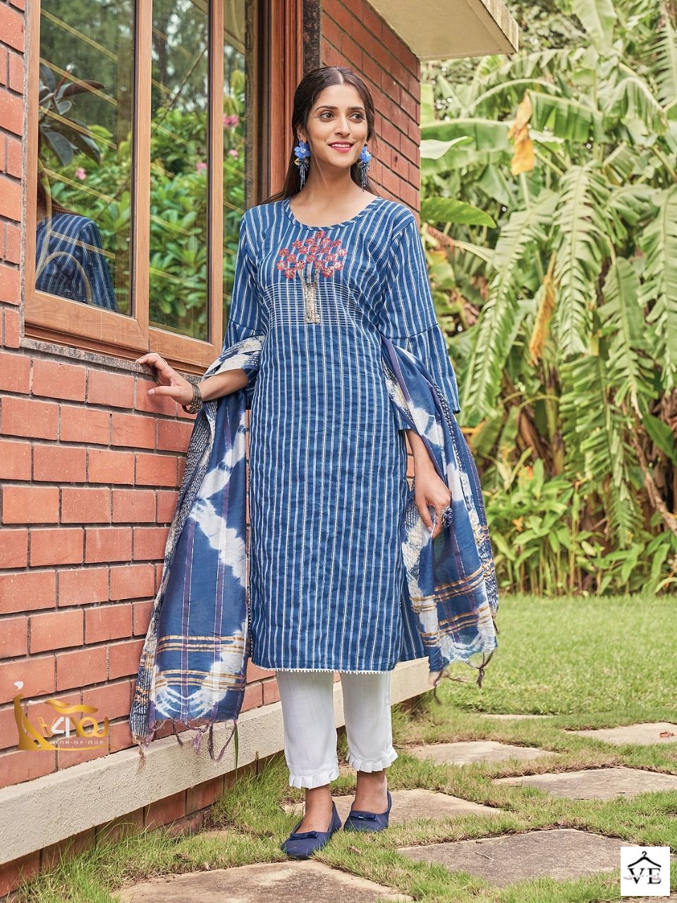 Vardan Ethnic Coral Vol 1 Viscose Rayon Wholesale Readymade Salwar Suit Catalog — Wholesale Salwar Suits, MPA wholesale from Surat - Gallery Image 3