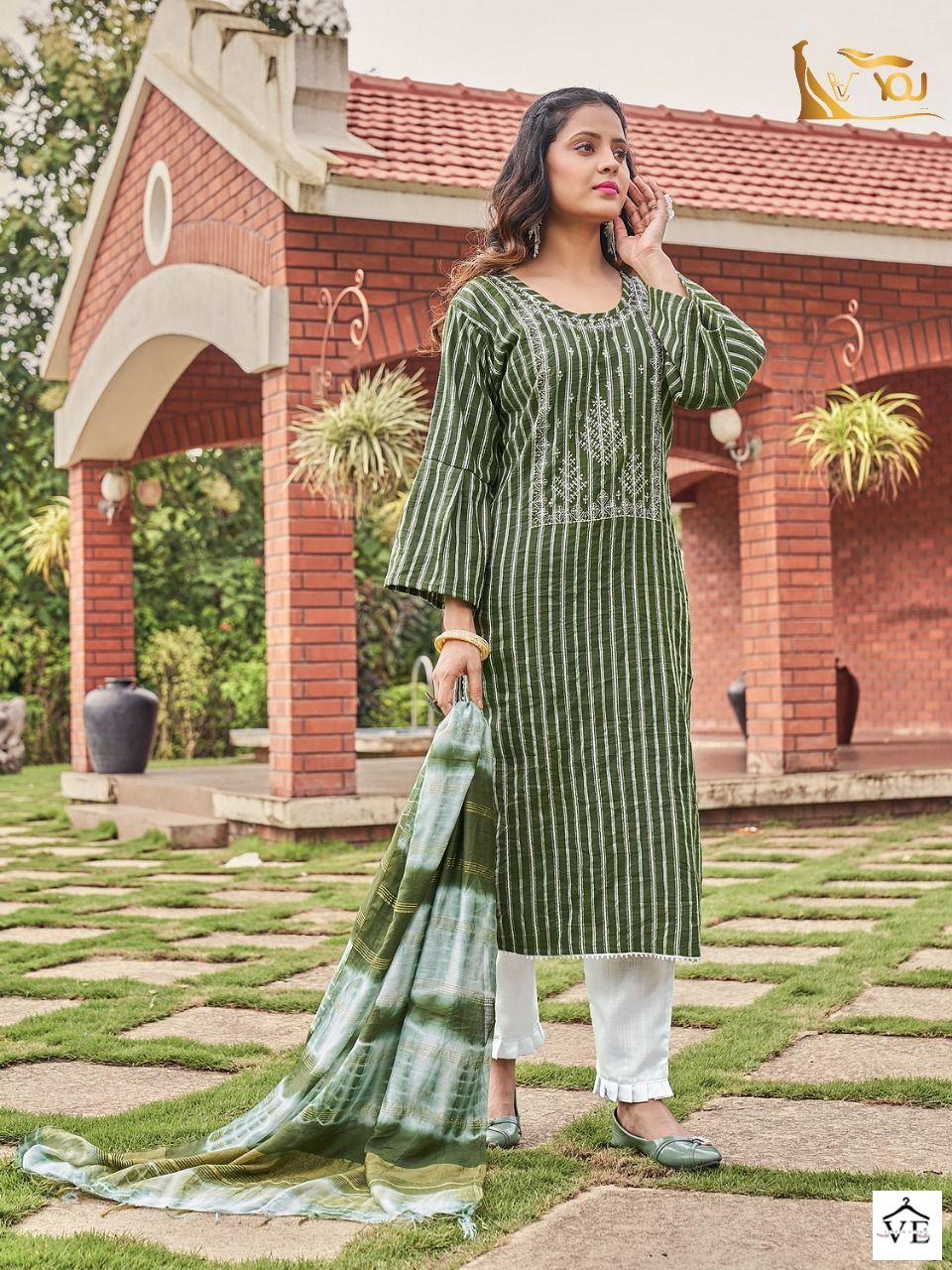 Vardan Ethnic Coral Vol 1 Viscose Rayon Wholesale Readymade Salwar Suit Catalog — Wholesale Salwar Suits, MPA wholesale from Surat - Gallery Image 5