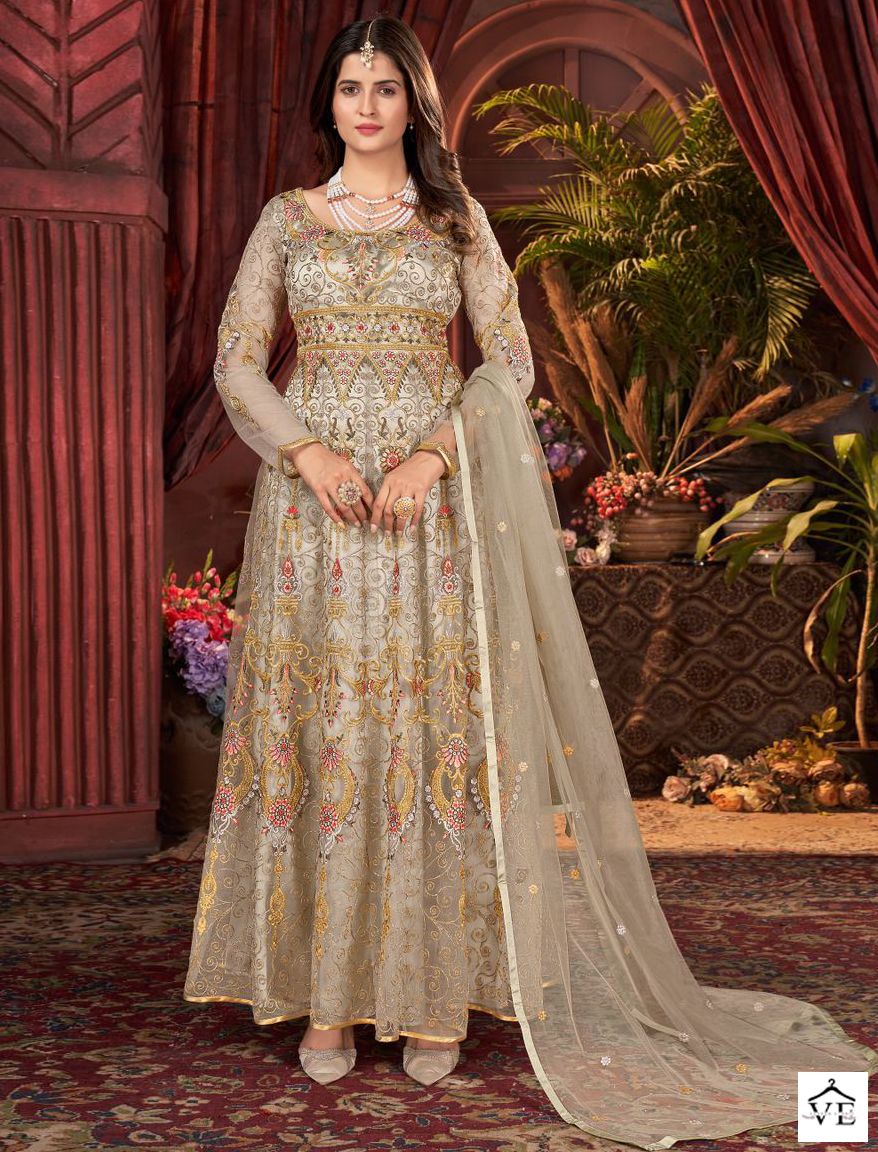 Swagat D No 667 Net Wholesale Designer Salwar Suit Catalog — Wholesale Salwar Suits, MPA wholesale from Surat — view 1
