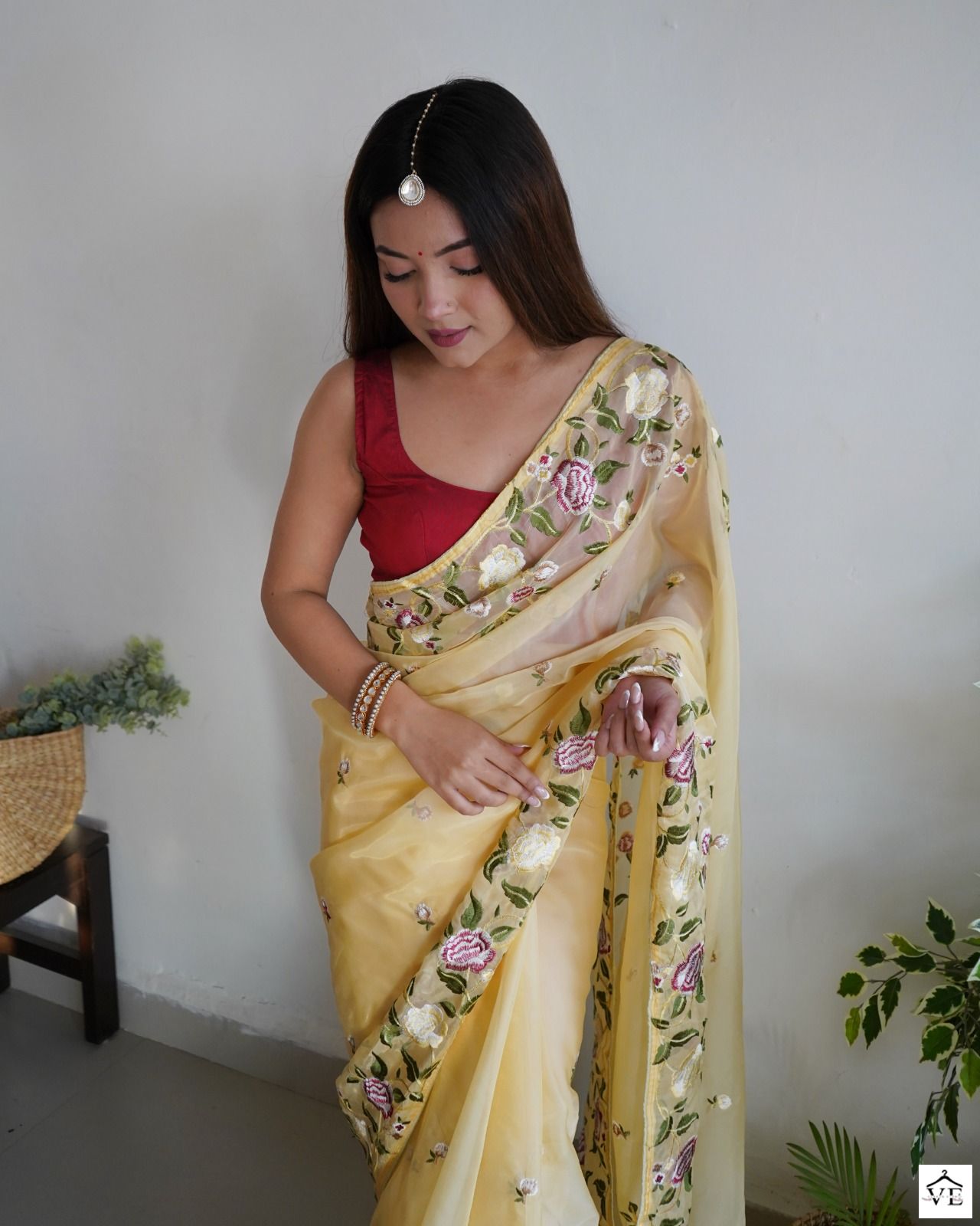 Shree Trends Damini Organza Wholesale Sarees Catalog — Wholesale Sarees, MPA wholesale from Surat - Gallery Image 2