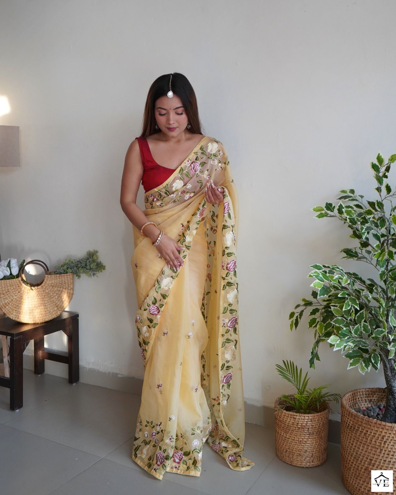 Shree Trends Damini Organza Wholesale Sarees Catalog — Wholesale Sarees, MPA wholesale from Surat - Gallery Image 3
