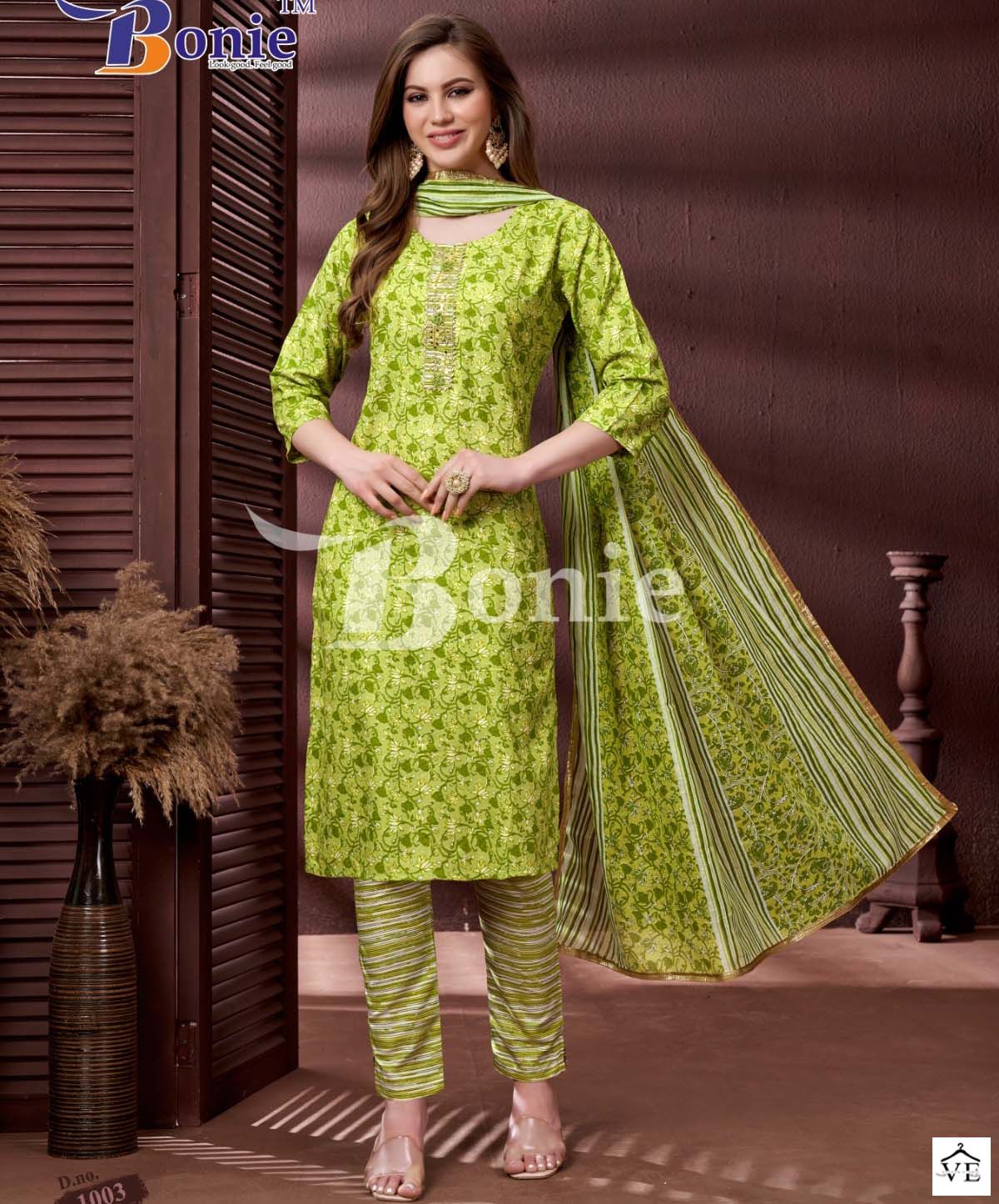 Bonie Desi Kudi Rayon 14Kg Wholesale Readymade Salwar Suit Catalog — Wholesale Salwar Suits, bonie wholesale from Surat — view 1