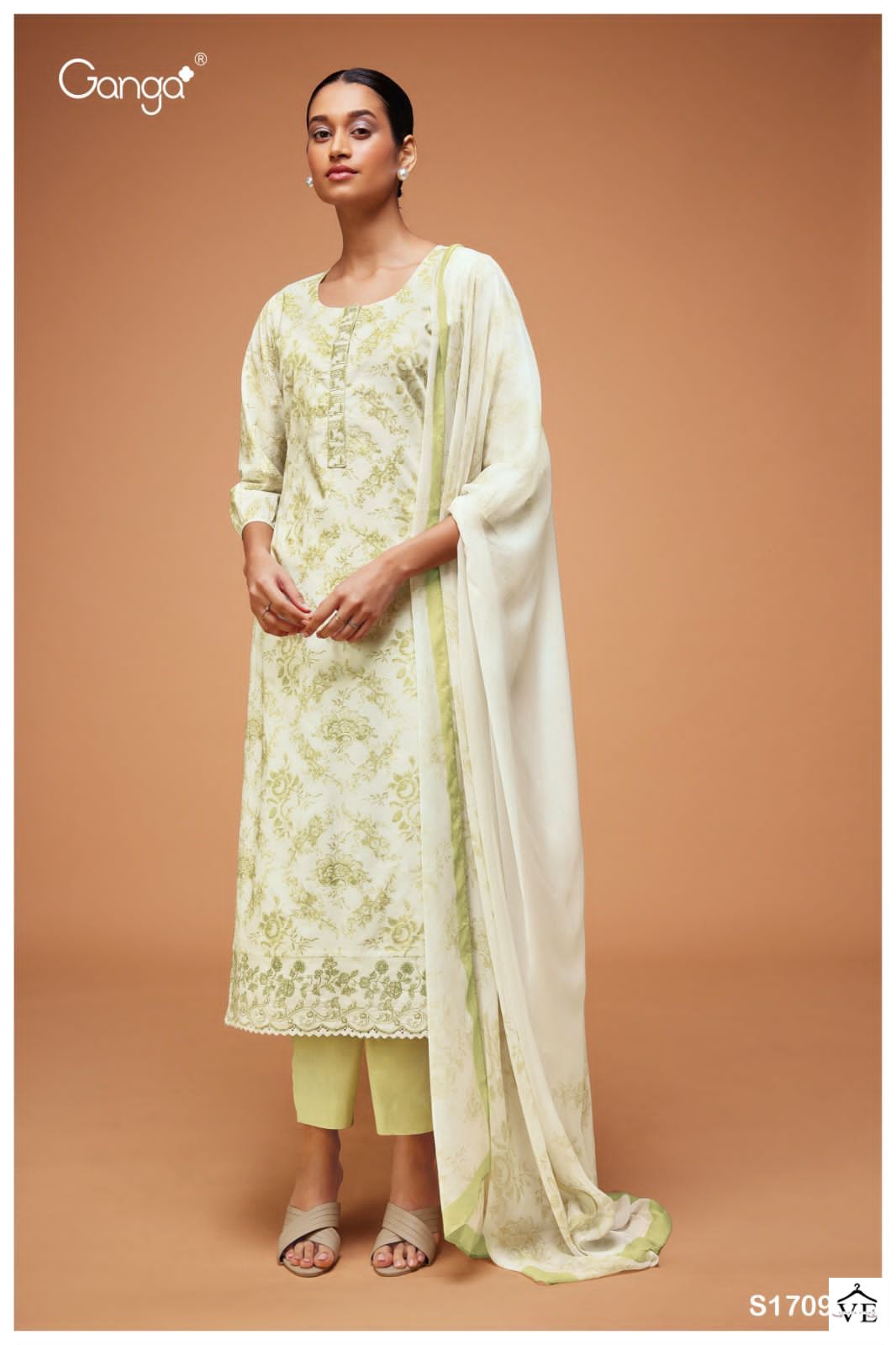 Ganga Dharini 1709 Premium Cotton Wholesale Salwar Suit Catalog — Wholesale Salwar Suits, MPA wholesale from Surat - Gallery Image 3