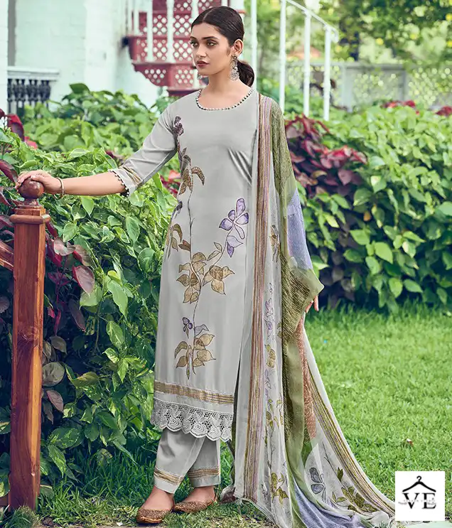 Jayvijay Dilara 3077 Pure Cotton Wholesale Designer Salwar Suit Catalog — Wholesale Salwar Suits, MPA wholesale from Surat — view 1