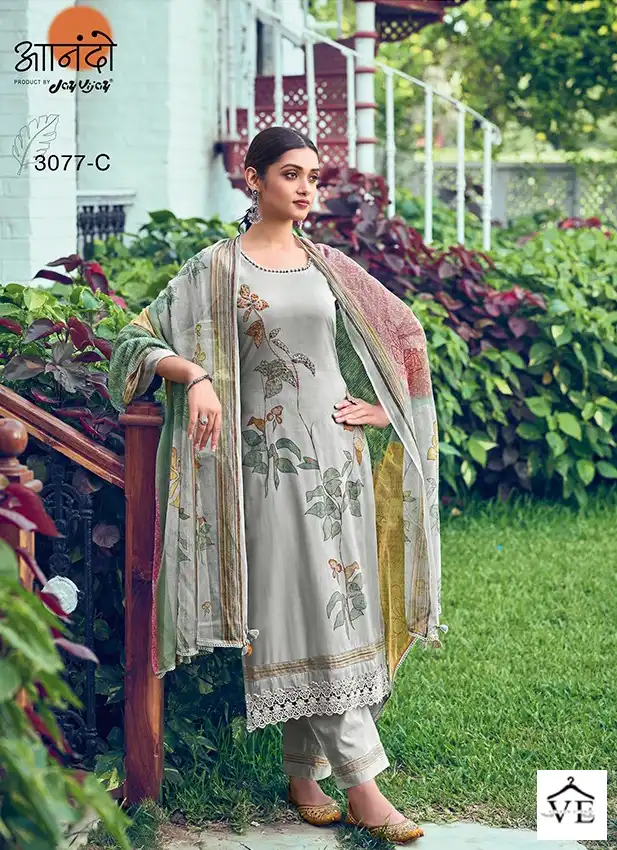 Jayvijay Dilara 3077 Pure Cotton Wholesale Designer Salwar Suit Catalog — Wholesale Salwar Suits, MPA wholesale from Surat - Gallery Image 4