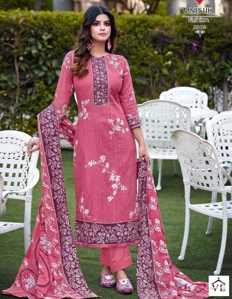 Tanishk Fashion Dilreet A Carnival Suit Pure Cotton Wholesale Salwar Suit Catalog — Wholesale Salwar Suits, MPA wholesale from Surat - Gallery Image 4