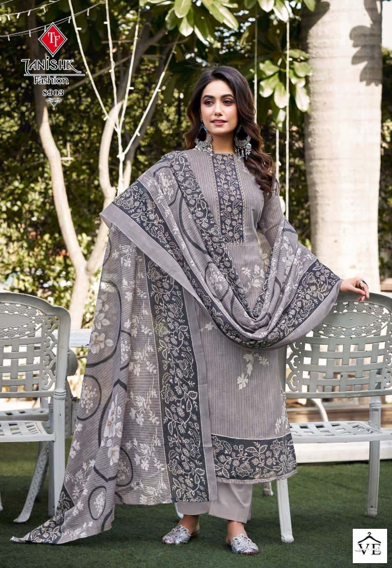 Tanishk Fashion Dilreet A Carnival Suit Pure Cotton Wholesale Salwar Suit Catalog — Wholesale Salwar Suits, MPA wholesale from Surat - Gallery Image 5