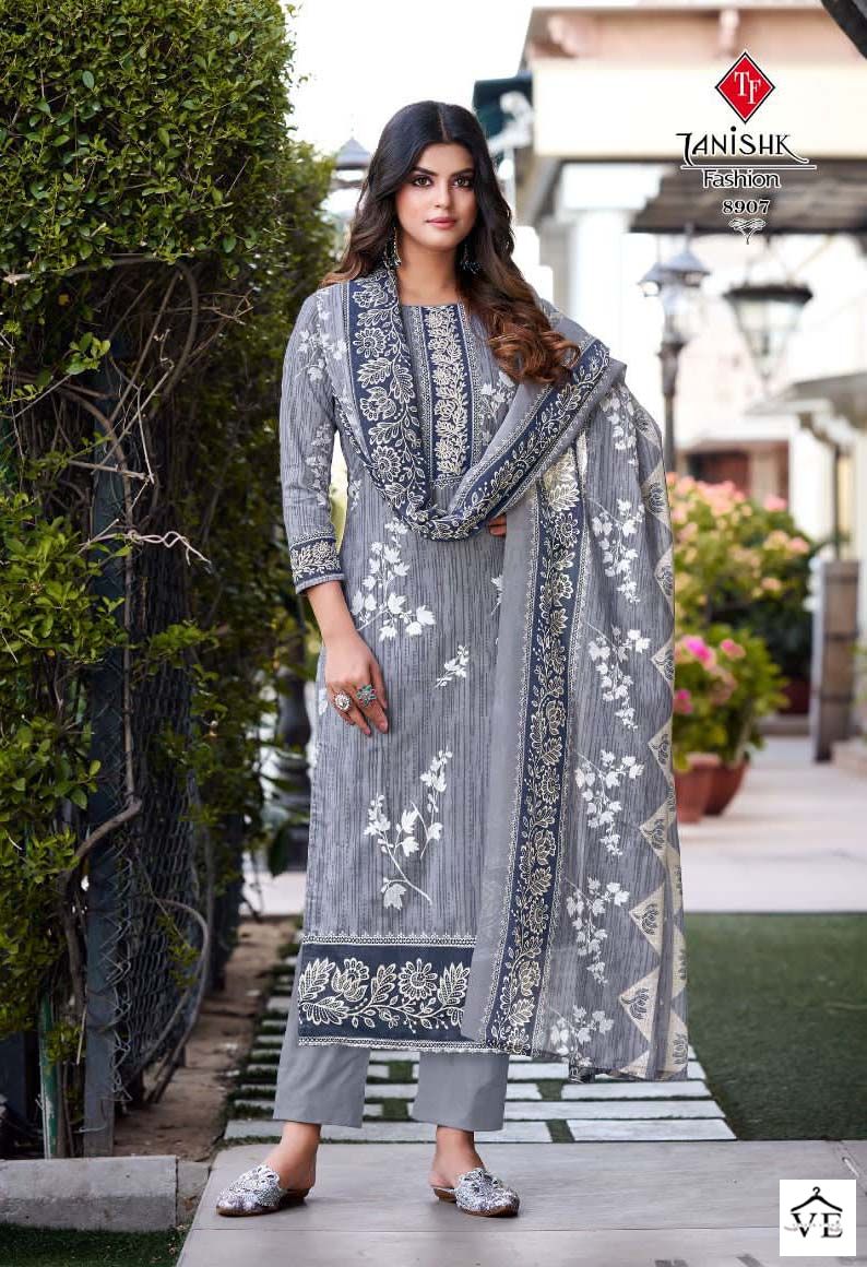 Tanishk Fashion Dilreet A Carnival Suit Pure Cotton Wholesale Salwar Suit Catalog — Wholesale Salwar Suits, MPA wholesale from Surat - Gallery Image 6