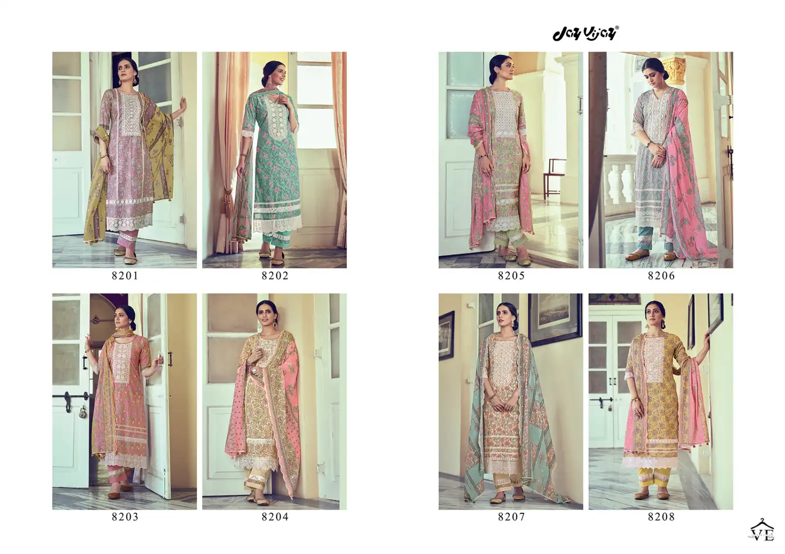 Jayvijay Dilreet Vol 2 Pure Cotton Wholesale Designer Salwar Suit Catalog — Wholesale Salwar Suits, MPA wholesale from Surat — view 8