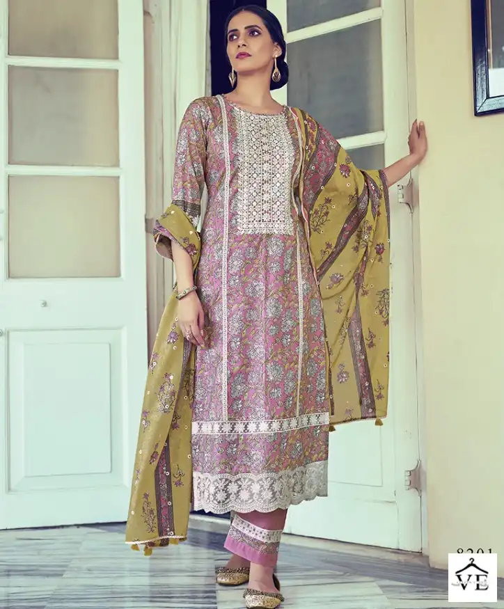 Jayvijay Dilreet Vol 2 Pure Cotton Wholesale Designer Salwar Suit Catalog — Wholesale Salwar Suits, MPA wholesale from Surat — view 1
