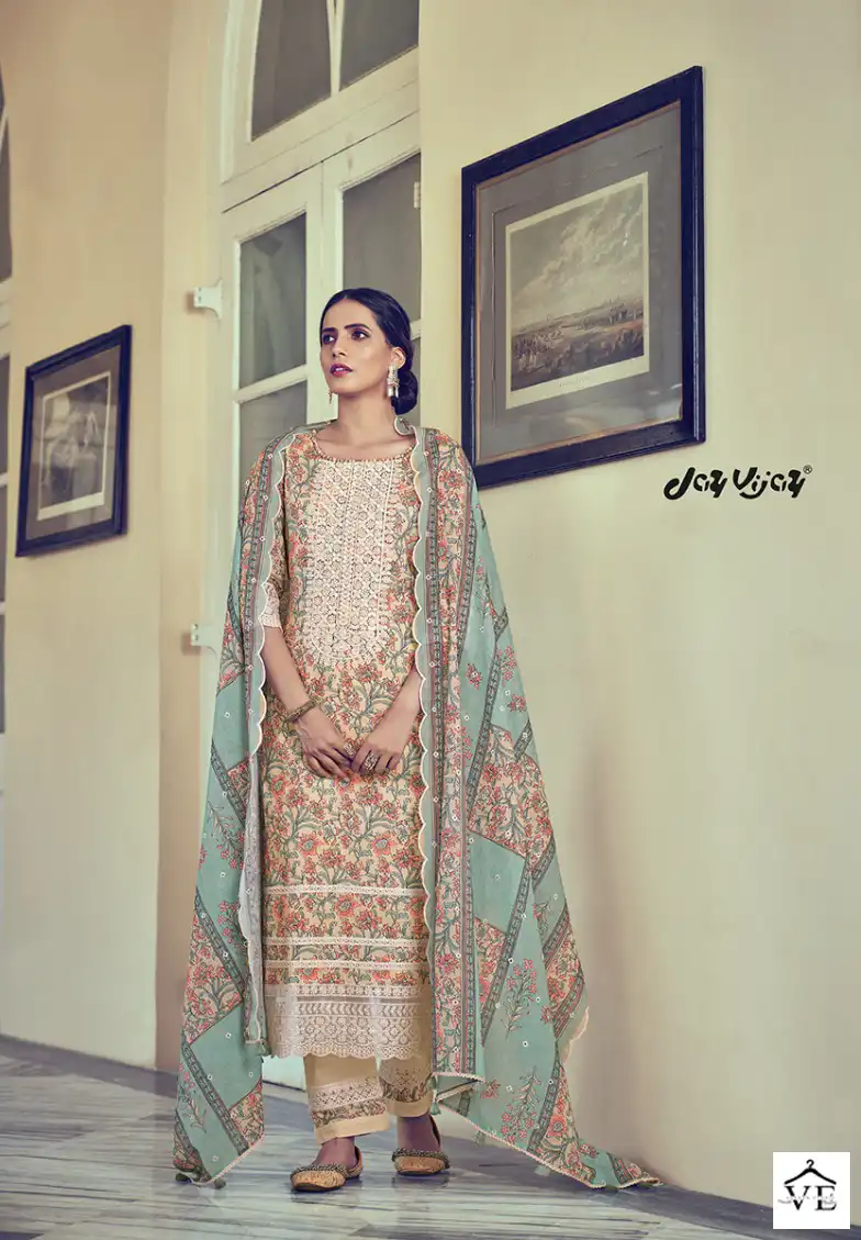 Jayvijay Dilreet Vol 2 Pure Cotton Wholesale Designer Salwar Suit Catalog — Wholesale Salwar Suits, MPA wholesale from Surat - Gallery Image 6