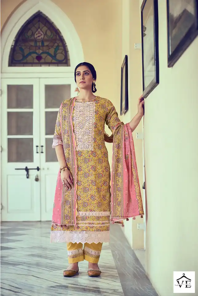 Jayvijay Dilreet Vol 2 Pure Cotton Wholesale Designer Salwar Suit Catalog — Wholesale Salwar Suits, MPA wholesale from Surat - Gallery Image 7