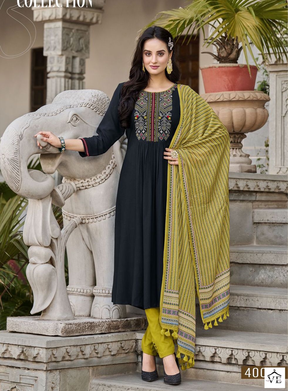 Kadlee Diva Rayon Weaving Wholesale Readymade Salwar Suit Catalog — Wholesale Salwar Suits, Kadlee Fashion Studio wholesale from Surat — view 2
